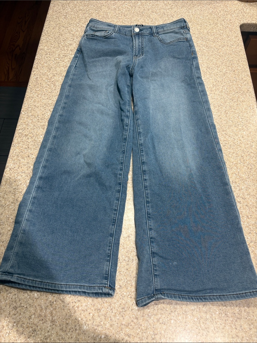 Gap size 14 wide leg ankle sweatpant jean